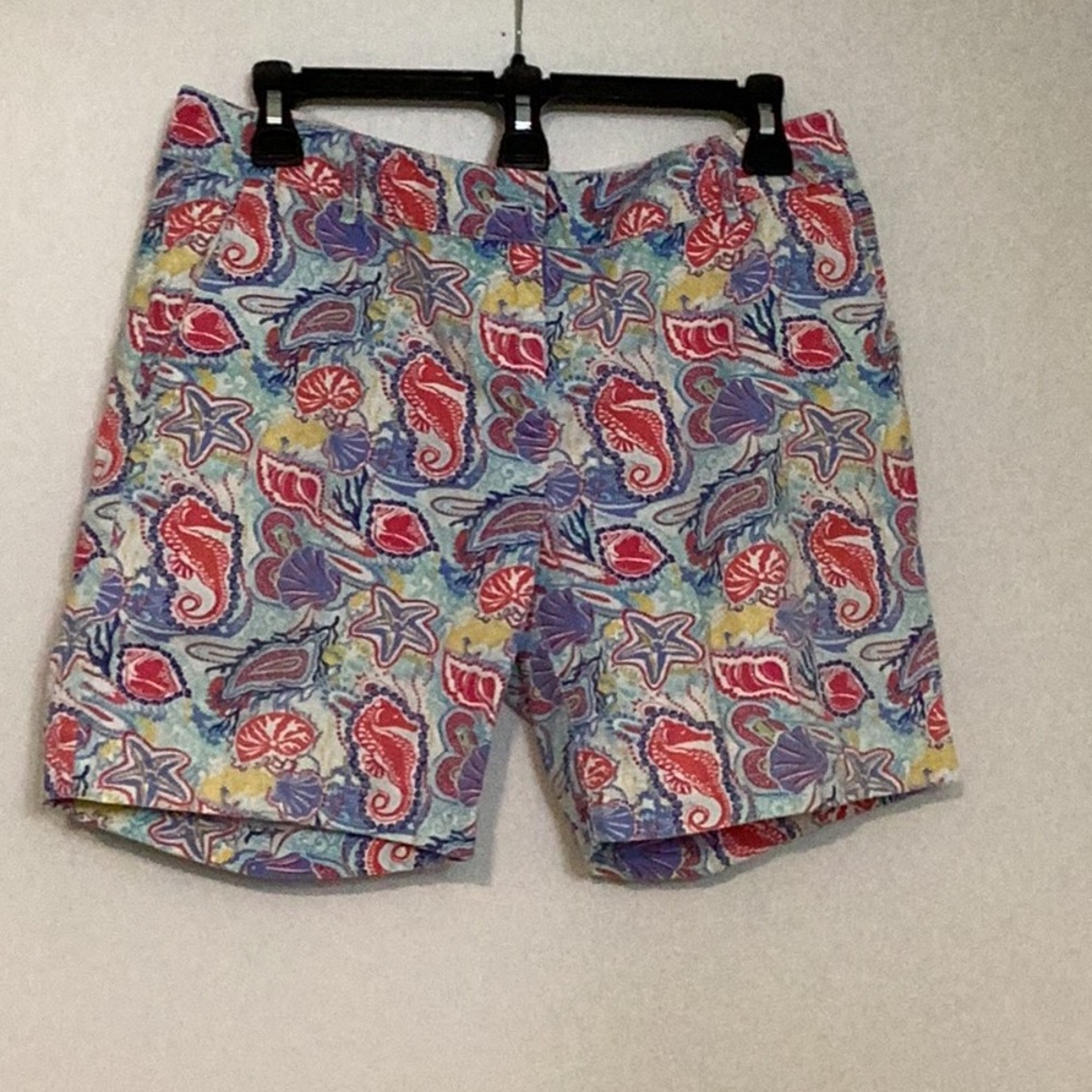 Talbots beach pattern women’s shorts, size 4